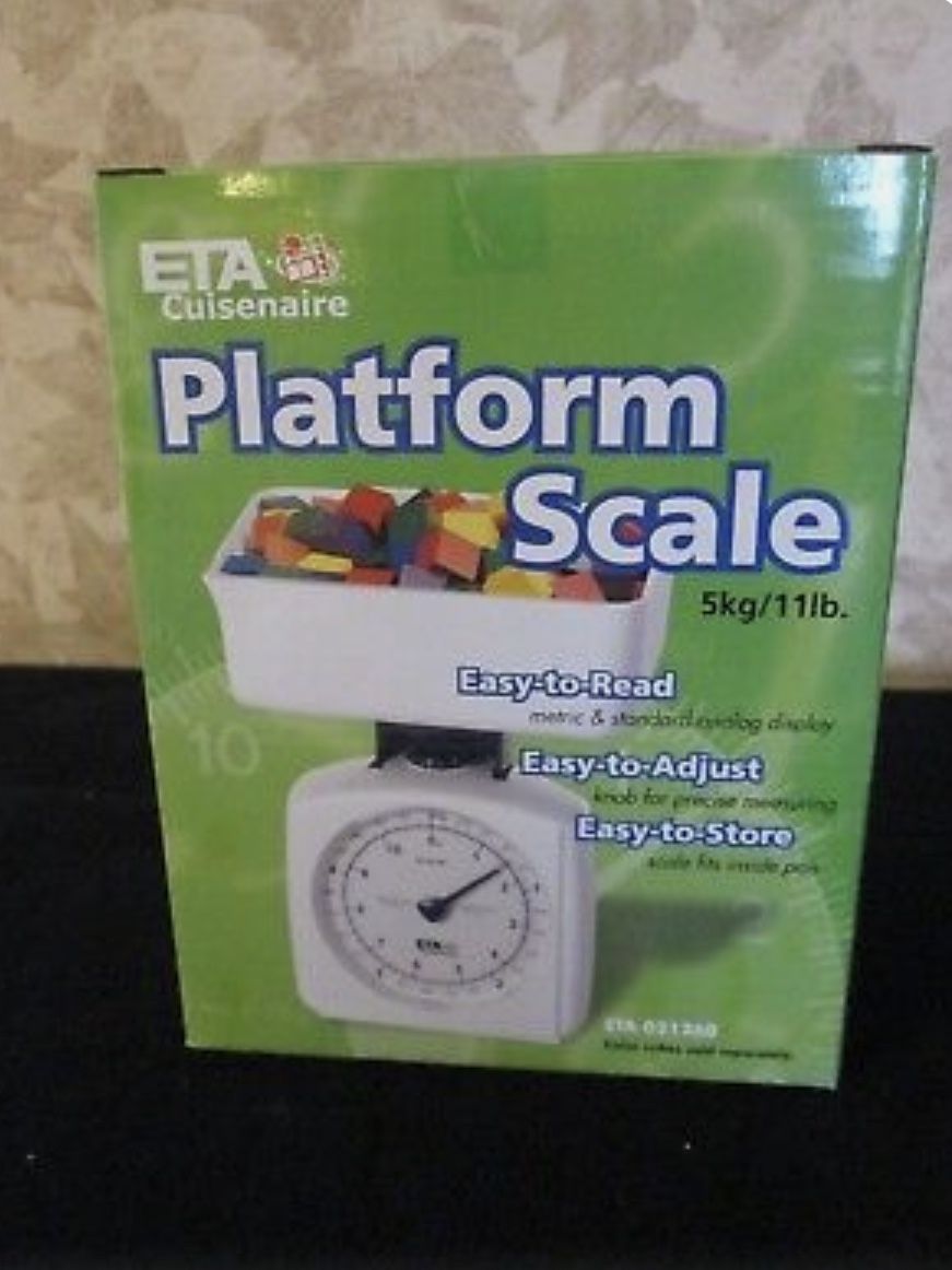 New in box Platform Scale ETA Cuisenaire metric standard