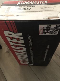 Flowmaster 953047 3 Inch Center / In 3 Inch Offset Out. Brand New. $135. No Tax No Shipping Cost. Local Pick Up