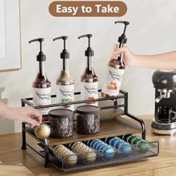Coffee Syrup Rack OrganizerRack