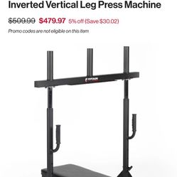 Inverted Vertical Leg Press Machine