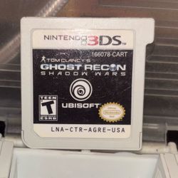 Tom Clancy’s Ghost Recon Shadow Wars 3DS