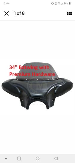 34" Universal batwing fairing for most of the motorcycle