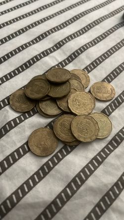 Cincuenta Centavos Monedas Mexicanas $10