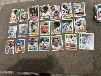 1981 Topps Football Card lot (250 cards)