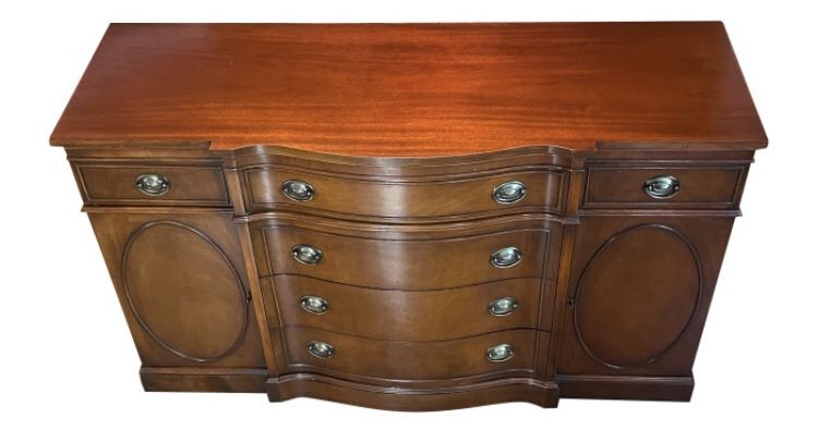 Antique Drexel Mahogany Sideboard Dresser Buffet 