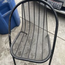 Black Metal Chairs