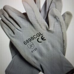 New Cordova Industrial Work Gloves Grey Polyester,  Large