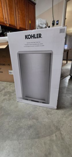 Kohler 47L Stainless Step Trash Can - OPEN BOX LIKE NEW ($144.99 at Walmart)