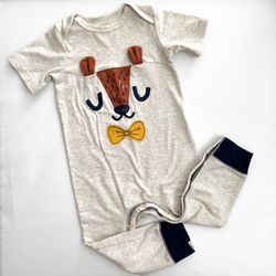 Cat & Jack Toddler Baby Boy Critter Animal Onesie 18 Months