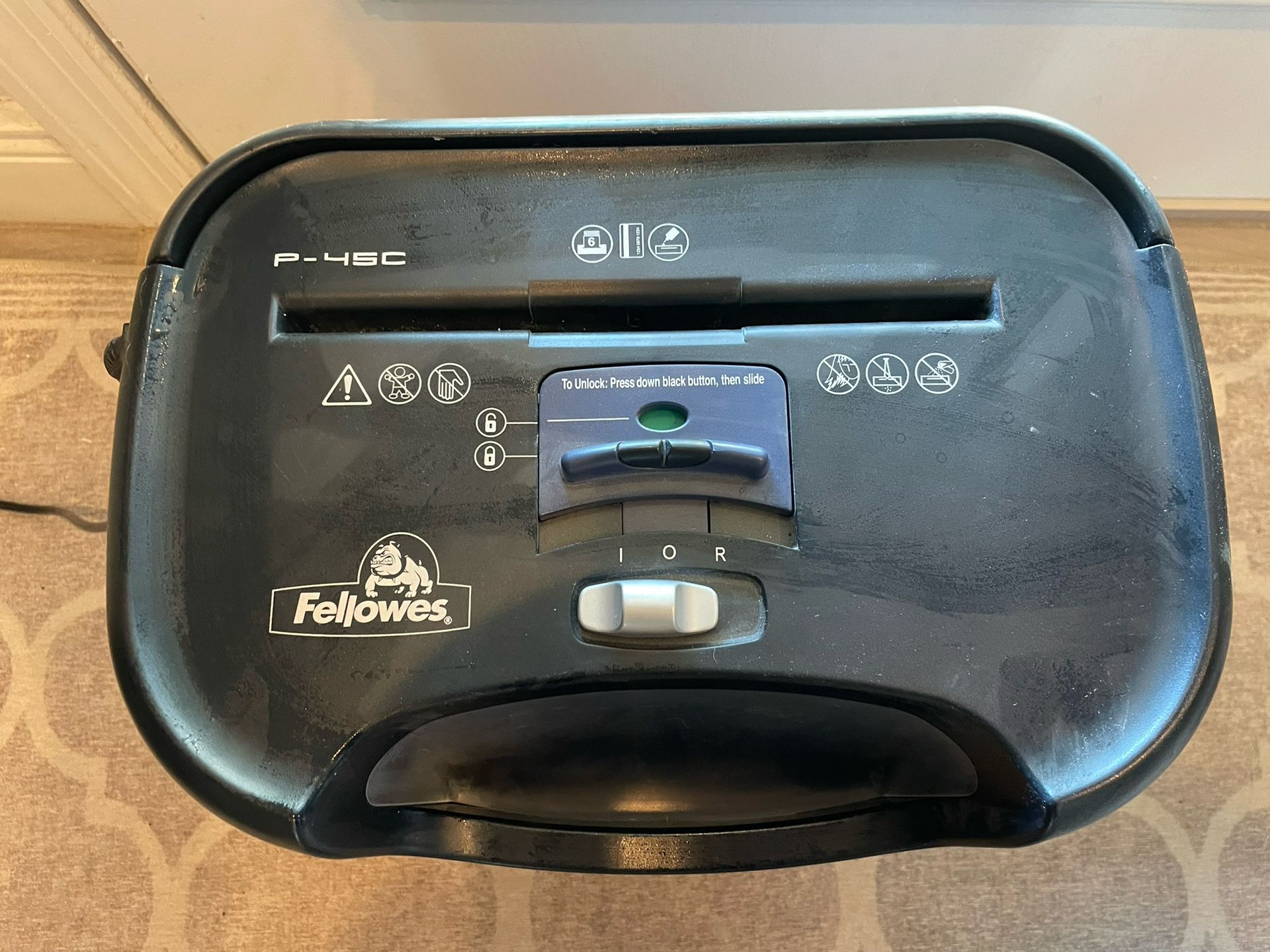 Fellowes Paper Shredder Work Fine