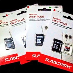 SANDISK Ultra Plus Ushi-I Card & Adapter 