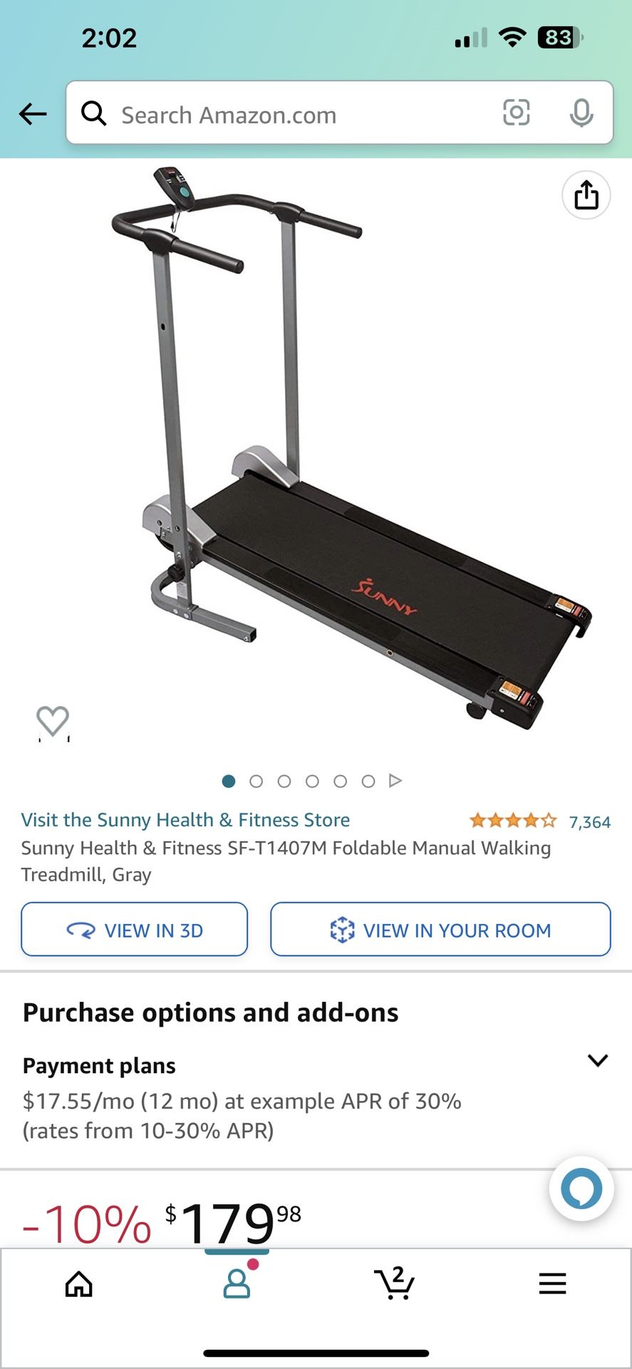 Manual Incline Treadmill