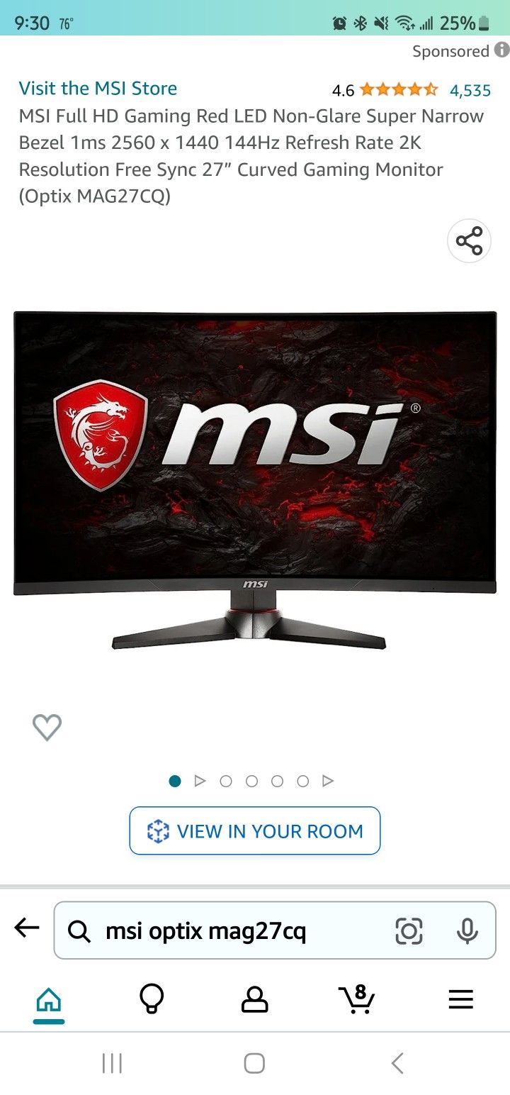 Monitor MSI Full HD Gaming Red LED

