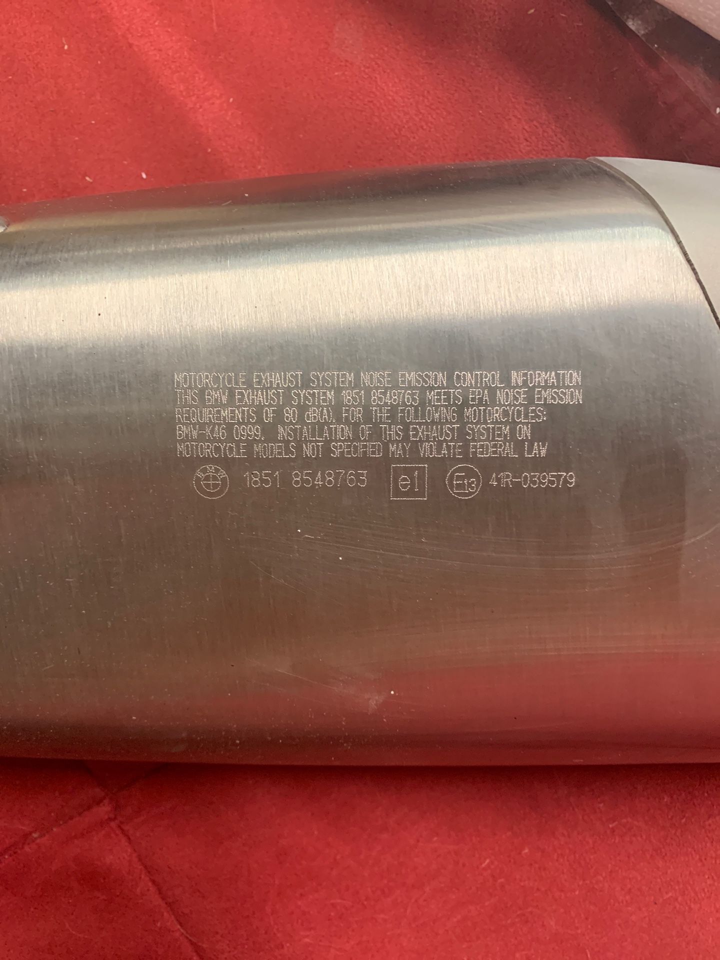 Akrapovic bmw s1000RR motorcycle stock exhaust system 2015 2016