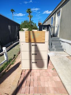 Metal file cabinet $50.00