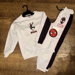 Spider-Man Boys Fleece Sweatshirt & Jogger Set 6/7