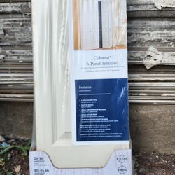 OBO-Pair of 24” JELD-WEN 6-Panel Textured Bifold Closet Door
OBO