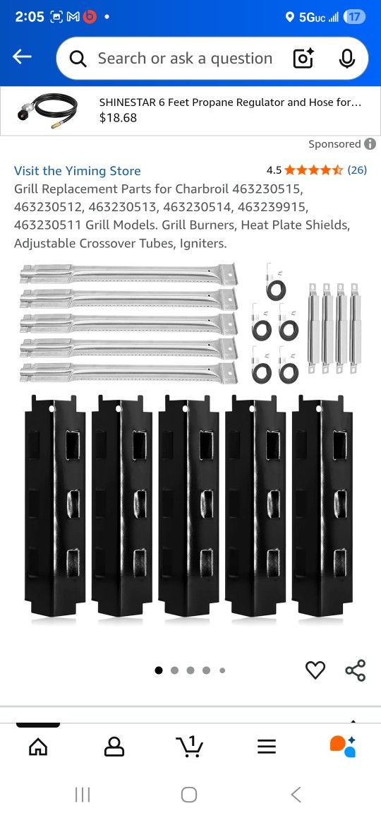 Yiming Grill Replacement Parts