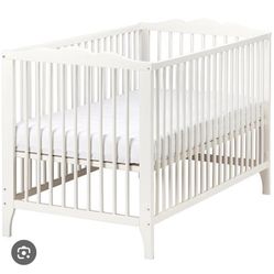 White IKEA Crib