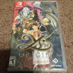 Ys Orgin Nintendo Switch sealed 