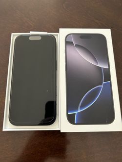 iPhone 16 Pro black titanium 128 GB