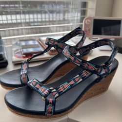 Teva Cork Wedge 11