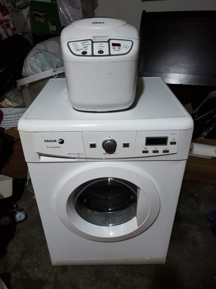 Washer/dryer combo and bread maker