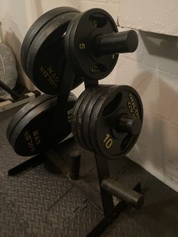 Golds gym Power Axis Smith Machine with bench with Weights And