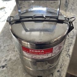 Stainless Steel Tiffin Carrier Lunch Boxes School/Office 3 Containers 