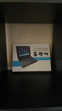 Wireless Bluetooth Keyboard for iPad – Colorful Backlight 