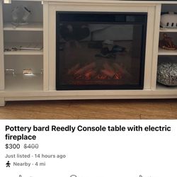 Tv Console Fire Place Electric 