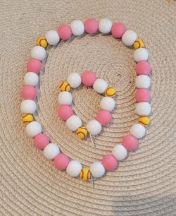 Child Size Beaded Necklace & Bracelet Set