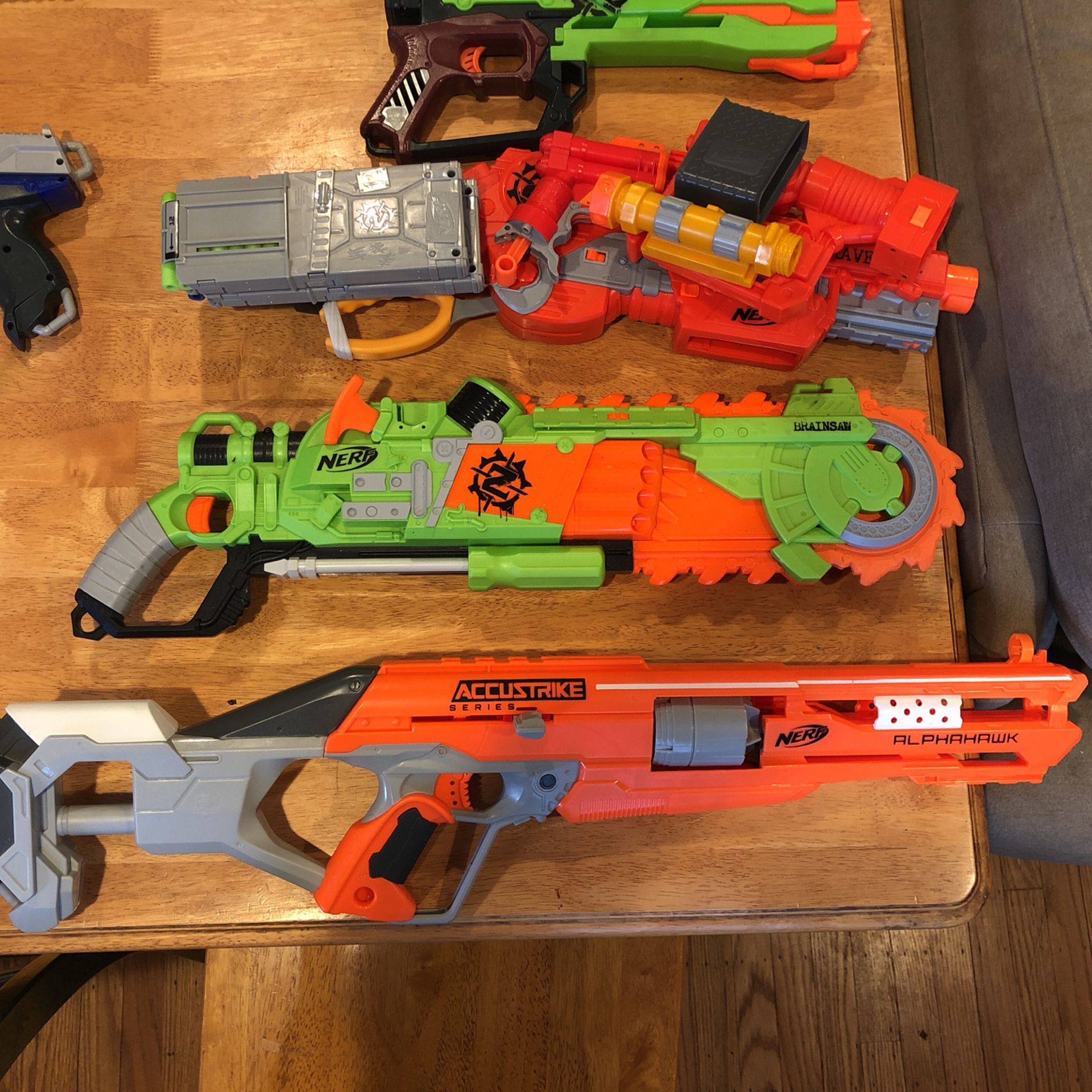 Nerf Guns.  Barely Used.  Selling as Lot or individually. 