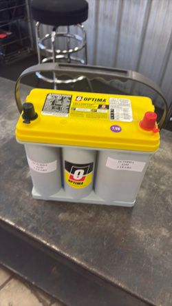 Red Yellow And Blue Optima Batteries
