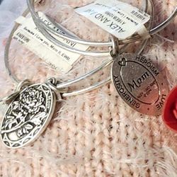 Alex & Ani  "Mom" Bracelets  