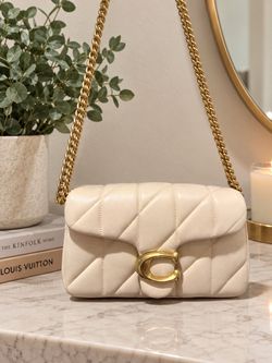 Coach Tabby Quilted Leather Shoulder Bag
