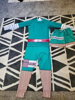 Rock Lee Rashgaurd Short and Pant set