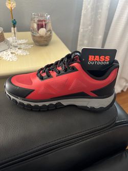 Bass Outdoor Trail Sneakers Red and Black