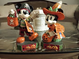 Disney Mickey and Minnie Mouse Halloween Collectibles