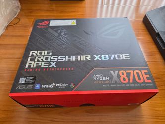 Asus ROG Crosshair X870E Apex gaming motherboard