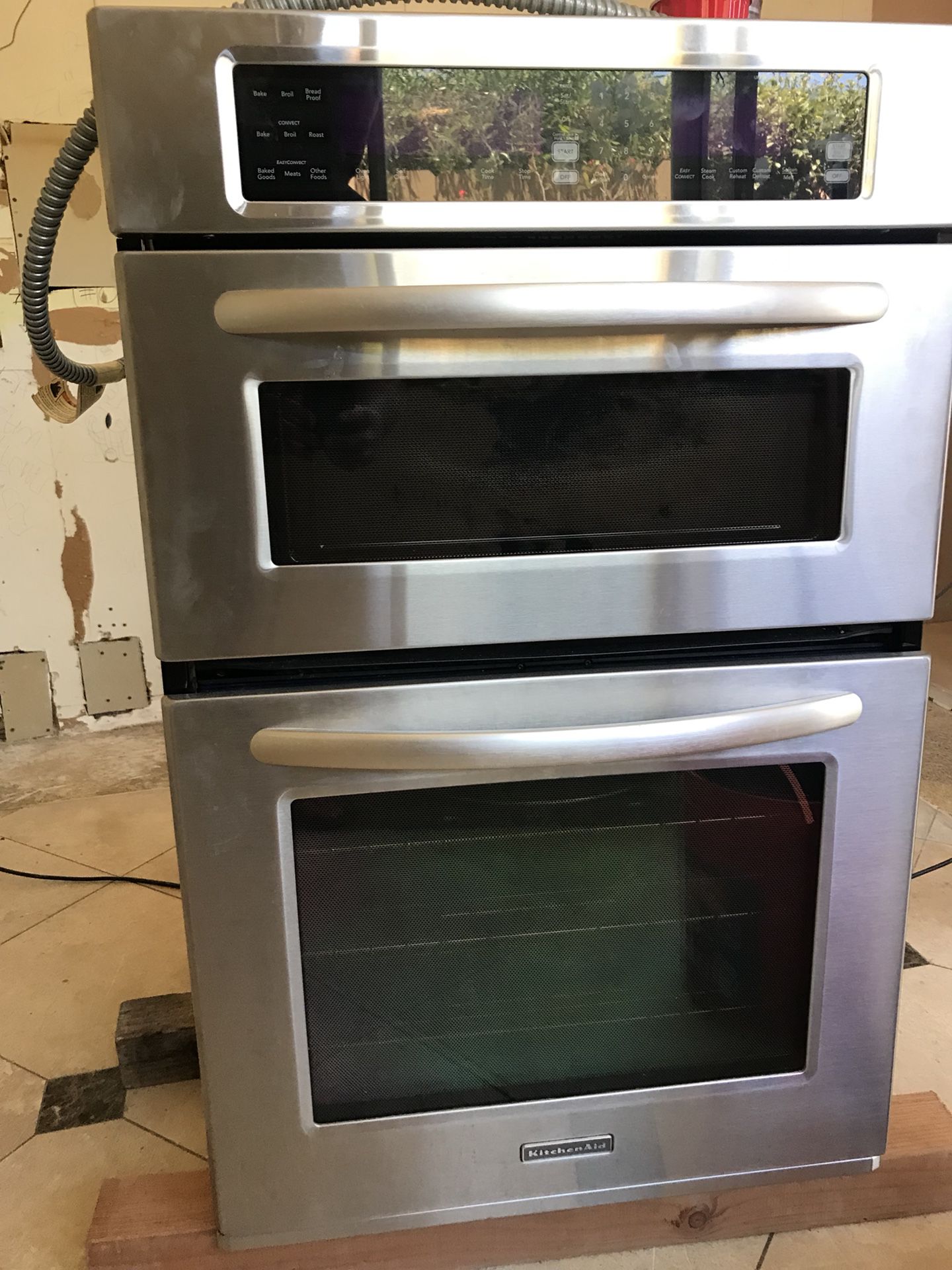 Kitchen Aid Conventional Oven and Microwave