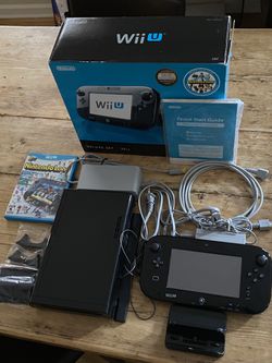 Wii U Black 32GB Deluxe