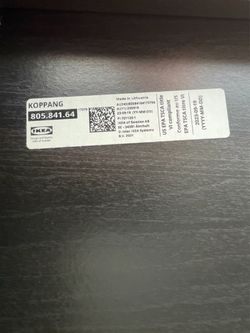 Black IKEA Desk