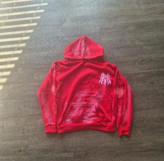 Red/Pink Stretwear Oversize hoodie