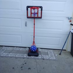 Portable Adjustable Kid's Basketball hoop Stand Designer For Indoor Or Outdoor 45 In To53 In Adjustable Pool Height Basketball Hoop