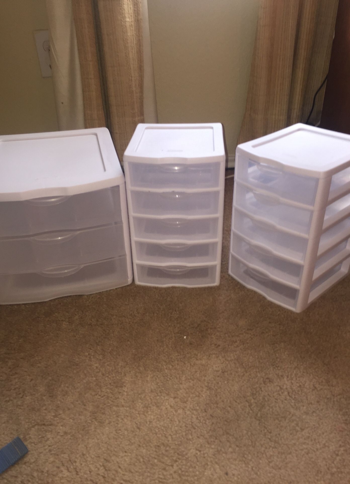 Mini plastic Drawers