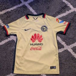 Nike Dri-Fit 2015 Huawei Banamex Soccer Jersey Youth Size Medium 