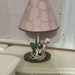 Garanimal Nursery Lamp giraffe & monkey