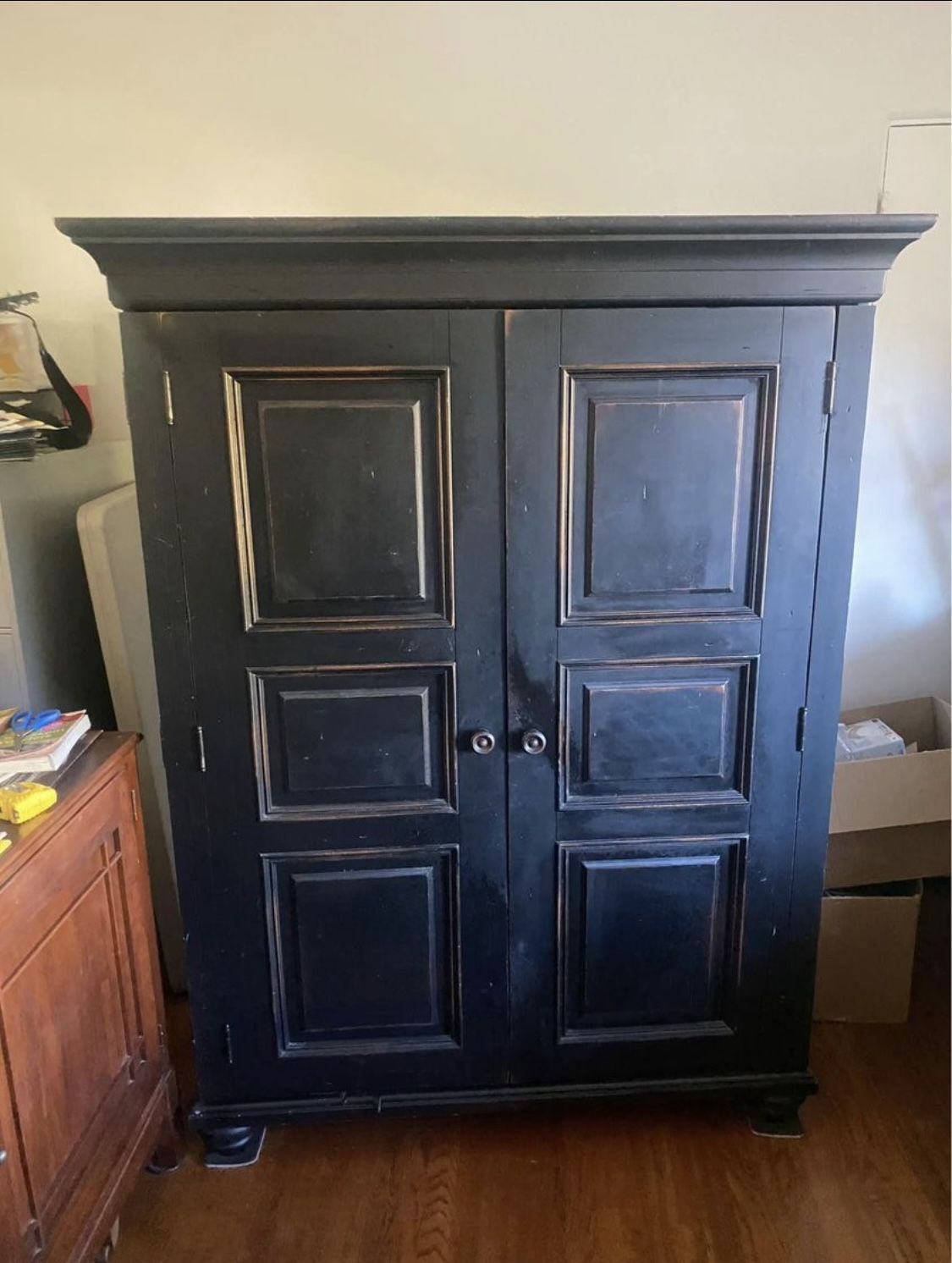 Ethan Allen New Country Sampson Computer Armoire - Used | Office Desk | Storage