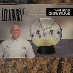 Smoke fusion cocktail ball glass
